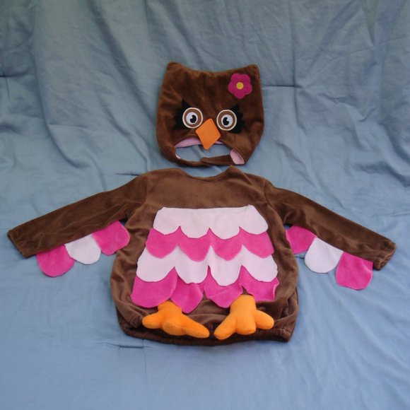 Other - Girl Costume Hoot Owl Bird See Measurements 2T Toddler Baby Halloween Fleece